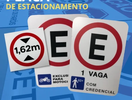 Placas para Vagas Reservadas