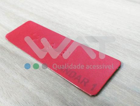 Braille Slim Vermelho