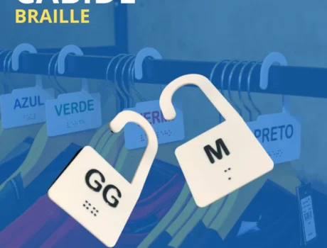 Cabide Braille