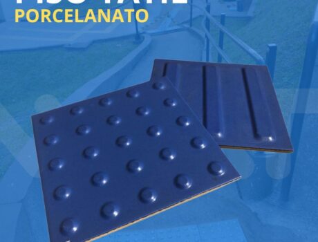 Piso Tátil Porcelanato