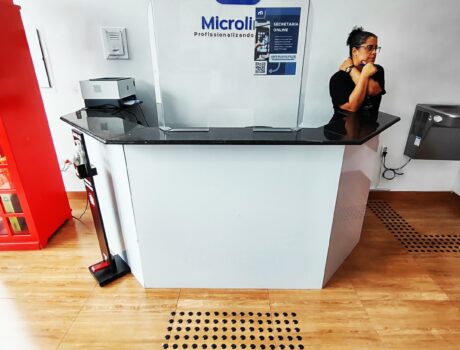 piso tátil flex cola WAT na microlins