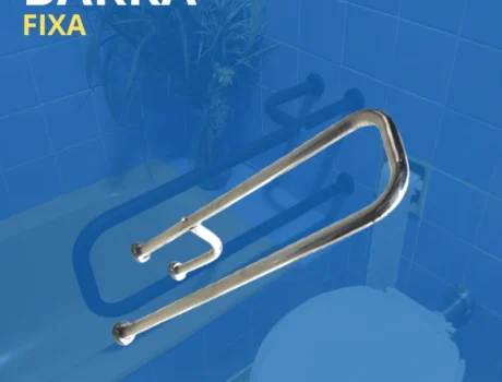 Barra de Apoio Fixa para Vaso Sanitário