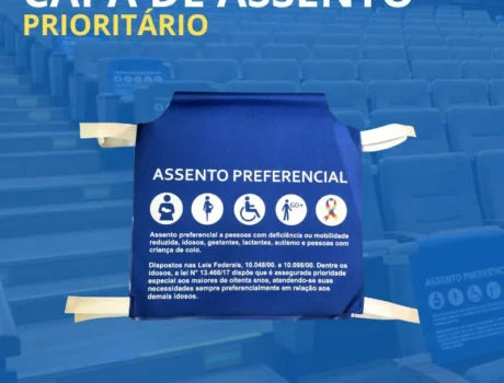 Capa para Assento Prioritário